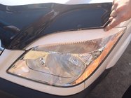 Mercedes Sprinter W906 2006–2018 Taisnas lukturu uzacis (melnas, ABS, 2006-2013) foto 5