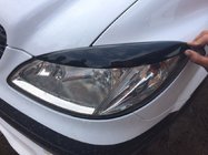 Mercedes Viano 2004–2014 Taisnas lukturu uzacis (melnas) foto 1