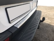 Mercedes Sprinter W906 2006–2018 Aizmugurējā bampera uzlika MATĒTA (Omsa, nerūsējošais tērauds) foto 1