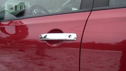 Nissan Pathfinder R51 2005–2014 Durvju rokturu uzlikas (2 gab., nerūsējošais tērauds) Bez čipa, OmsaLine – itāļu nerūsējošais tērauds foto 1