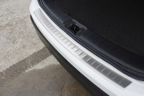 Nissan Qashqai 2014–2021 Aizmugurējā bufera uzlika OmsaLine (2014-2017, nerūsējošais tērauds) foto 1