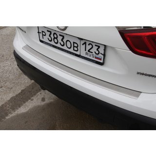 Aizmugurējā bufera uzlika OmsaLine (2014-2017, nerūsējošais tērauds) Nissan Qashqai 2014–2021 foto 3