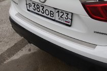 Nissan Qashqai 2014–2021 Aizmugurējā bufera uzlika OmsaLine (2014-2017, nerūsējošais tērauds) foto 3