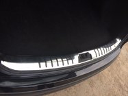Nissan Qashqai 2007–2010 Iekšējā bagāžnieka uzlika (nerūsējošais tērauds, gumijas ieliktņi) foto 1