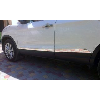 Durvju moldingi OmsaLine (4 gab., nerūsējošais tērauds) Nissan Qashqai 2014–2021 foto 1