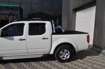 Nissan Navara 2006–2015 Sānu kāpšļi X5 tipa (2 gab., alumīnija) foto 3