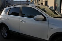 Nissan Qashqai 2010–2014 Ārējās apmales (4 gab., nerūsējošais tērauds) Standarta bāze, OmsaLine – itāļu nerūsējošais tērauds foto 2
