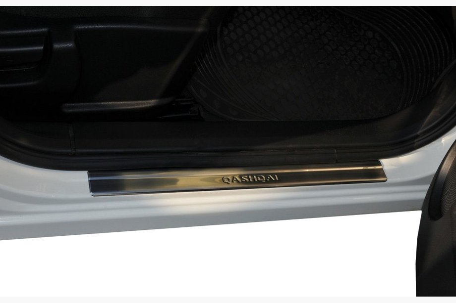 Nissan Qashqai 2010–2014 Sliekšņu uzlikas (Omsa, 4 gab., nerūsējošais tērauds) Image