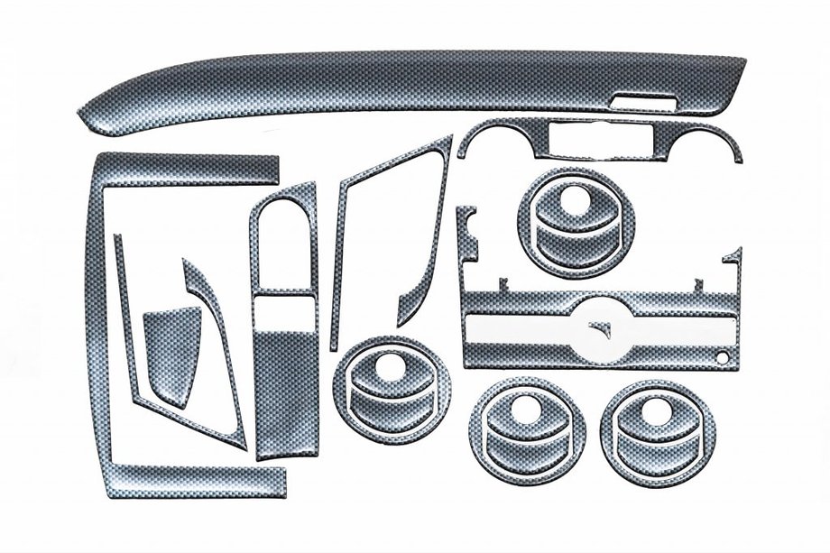 Chevrolet Aveo T250 2005–2011 Paneļa uzlikas (lielais komplekts) Alumīnijs Image