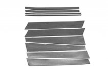 BMW X5 E53 1999–2006 Instrumentu paneļa uzlikas V-2 Alumīnijs foto 2