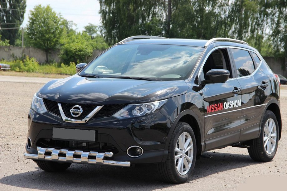 Nissan Qashqai 2014–2021 Priekšējais aizsargstienis ST015 (nerūsējošais tērauds) Image