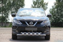 Nissan Qashqai 2014–2021 Priekšējais aizsargstienis ST015 (nerūsējošais tērauds) foto 2