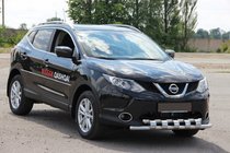 Nissan Qashqai 2014–2021 Priekšējais aizsargstienis ST015 (nerūsējošais tērauds) foto 3