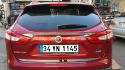 Nissan Qashqai 2014–2021 Bagāžnieka malas uzlika (nerūsējošā tērauda) foto 4