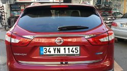 Nissan Qashqai 2014–2021 Bagāžnieka malas uzlika (nerūsējošā tērauda) foto 5