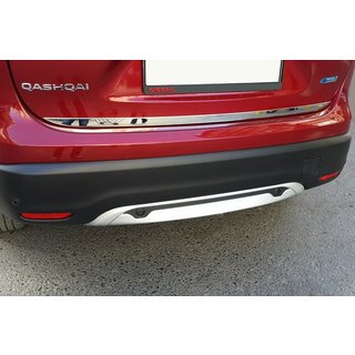 Bagāžnieka malas uzlika (nerūsējošā tērauda) Nissan Qashqai 2014–2021 foto 1
