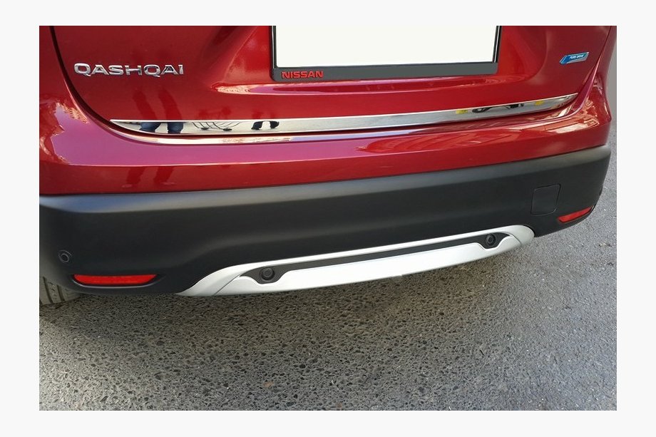 Nissan Qashqai 2014–2021 Bagāžnieka malas uzlika (nerūsējošā tērauda) Image