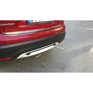 Bagāžnieka malas uzlika (nerūsējošā tērauda) Nissan Qashqai 2014–2021 foto 3