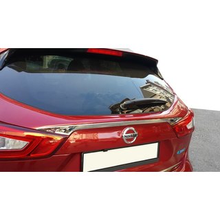 Uzliktnis virs numura zīmes (nerūsējošais tērauds) Nissan Qashqai 2014–2021 foto 1