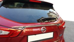 Nissan Qashqai 2014–2021 Uzliktnis virs numura zīmes (nerūsējošais tērauds) Carmos - turku teras foto 1