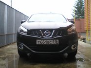 Nissan Qashqai 2007–2010 Pretmiglas lukturu uzlikas ar iedobi (2 gab., plastmasa) foto 3