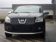 Nissan Qashqai 2007–2010 Priekšējais aizsargstienis ST008 (nerūsējošais tērauds) foto 1