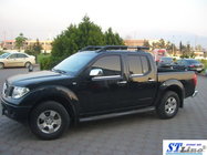 Nissan Navara/NP300 2016– Oriģinālie jumta reliņi (ar šķērssiju) foto 2