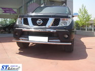 Nissan Pathfinder R51 2005–2014 Priekšējais aizsargstienis ST008-1 (nerūsējošais tērauds) foto 3