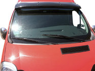 Renault Trafic 2001–2015 Vējstikla vizieris (melns spīdīgs, 5 mm) foto 1