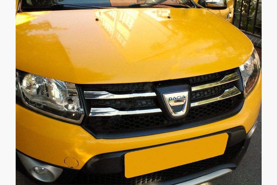 Dacia Sandero 2013–2020 Restes uzlikas, 2. variants (4 gab., nerūsējošais tērauds) Image