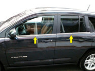 Jeep Compass 2016– Apakšējā logu apmale (nerūsējošais tērauds) foto 1