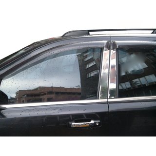Hroma uzlikas durvju statņiem (6 gab., nerūsējošais tērauds) Kia Sorento I BL 2002–2009 foto 1