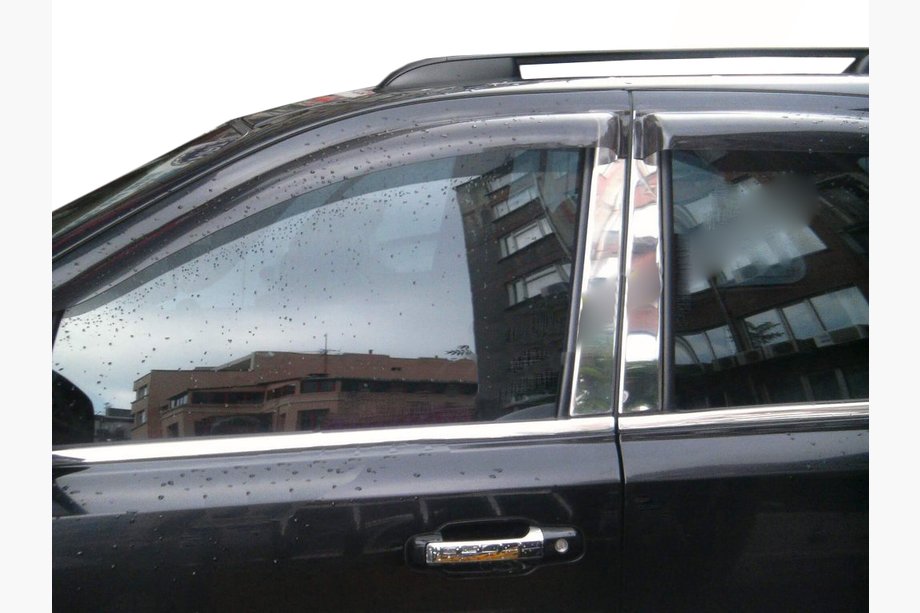 Kia Sorento I BL 2002–2009 Hroma uzlikas durvju statņiem (6 gab., nerūsējošais tērauds) Image