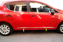 Seat Ibiza 2010–2017 Durvju līstes Carmos (4 gab., nerūsējošais tērauds) foto 1