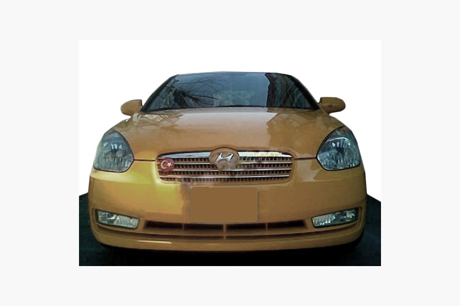 Hyundai Accent 2006–2010 Radiatora restes uzlikas (2 gab., nerūsējošais tērauds) Image