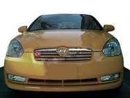 Hyundai Accent 2006–2010 Radiatora restes uzlikas (2 gab., nerūsējošais tērauds) foto 1