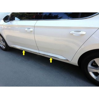Durvju moldings (nerūsējošais tērauds) Skoda Superb 2015–2024 foto 1