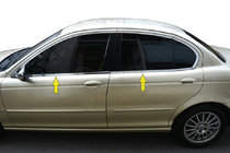 Jaguar X-Type 2001–2009 Apakšējā logu apmale (nerūsējošais tērauds) foto 1