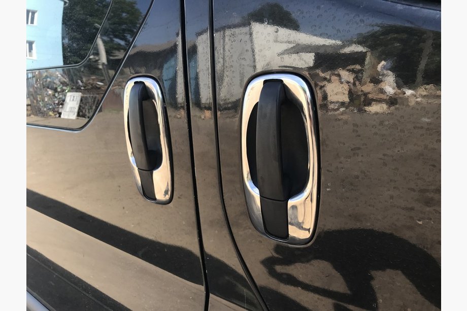 Opel Vivaro 2001–2015 Durvju rokturu apmales (4 gab., nerūsējošais tērauds) Image