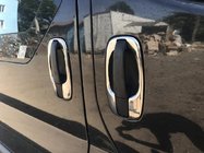 Opel Vivaro 2001–2015 Durvju rokturu apmales (4 gab., nerūsējošais tērauds) foto 1