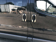 Renault Trafic 2001–2015 Durvju rokturu apmales (4 gab., nerūsējošais tērauds) foto 1