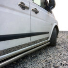 Mercedes Viano 2004–2014 Durvju apmales moldings (uz durvju kantēm, 8 daļas, nerūsējošais tērauds) foto 1