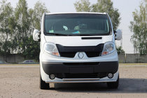 Renault Trafic 2001–2015 Priekšējais aizsargstienis ST014 (nerūsējošais tērauds) foto 8