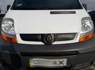 Renault Trafic 2001–2015 Ziemas augšējais radiatora režģa aizsegs 2007-2015, Matēta foto 7