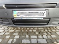 Renault Trafic 2001–2015 Ziemas apakšējais radiatora režģa pārsegs (zem numura zīmes) 2007-2015, Matēta foto 5