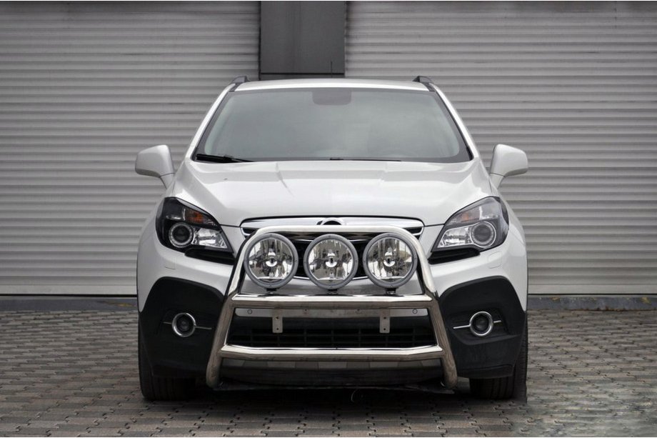 Opel Mokka 2012–2021 Priekšējais bullbārs WT018 (nerūsējošais tērauds) Image