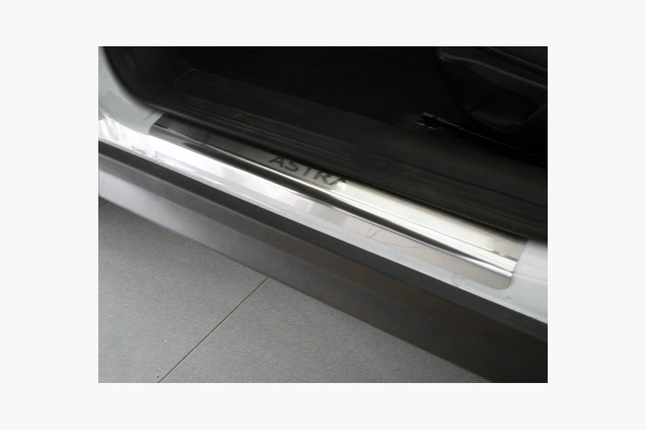 Opel Astra G Classic 1998–2012 Sliekšņu uzlikas Nataniko (4 gab., nerūsējošais tērauds) Premium - 3M līmlente, 0,8 mm Image