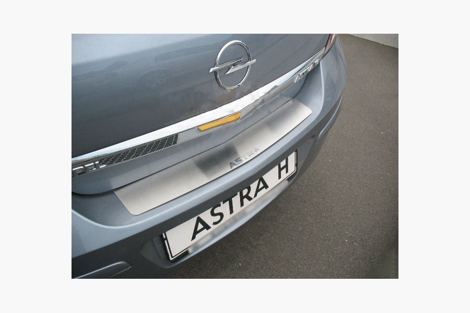 Opel Astra H 2004–2013 Aizmugurējā bampera uzlika Nataniko (nerūsējošais tērauds) Sedans Image