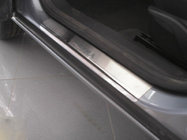 Opel Astra H 2004–2013 Sliekšņu uzlikas Nataniko (4 gab., nerūsējošais tērauds) Premium - 3M līmlente, 0,8 mm foto 1