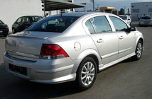 Opel Astra H 2004–2013 Sedan aizmugurējais apakšējais difuzora uzliknis (krāsošanai) foto 2